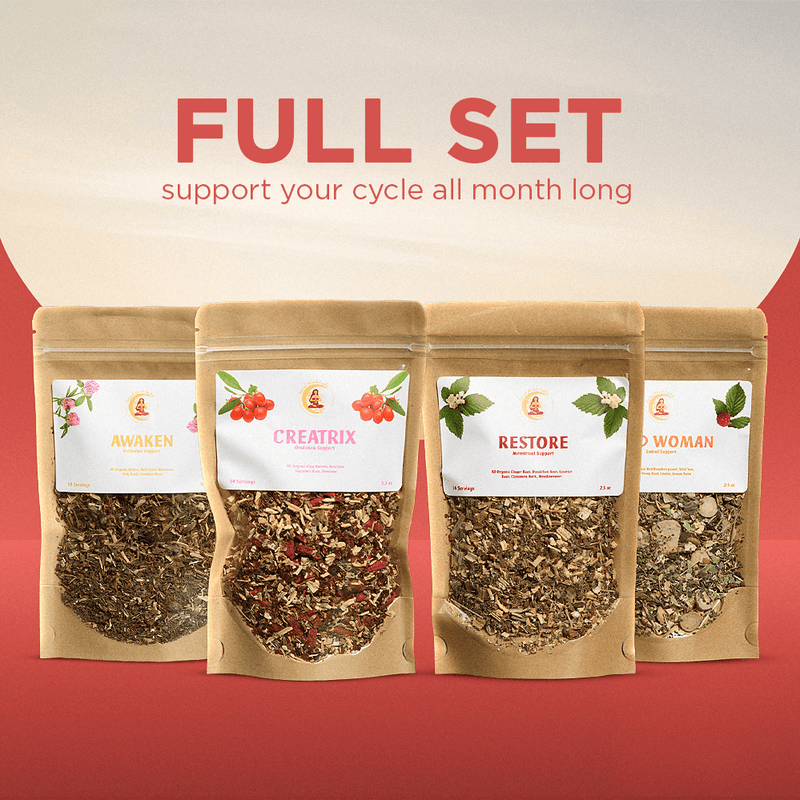 FULL SET to support your cycle all month long